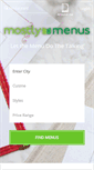 Mobile Screenshot of mostlymenus.com
